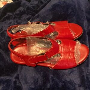 SAS TripAdvisor comfort red shoes size 8.5 W
